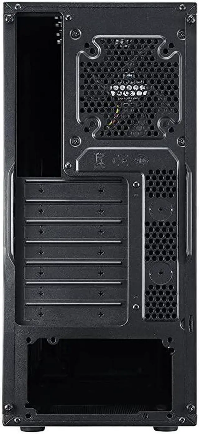 Alt view image 7 of 7 - N400 NSE-400-KKN2 Mid-Tower Fully Meshed Front Panel Computer Case (Midnight Black)