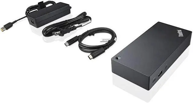 Alt view image 3 of 4 - ThinkPad USBC UltraDock With 90W 2 Prong AC Adapter 40A90090US USA Retail Packaged
