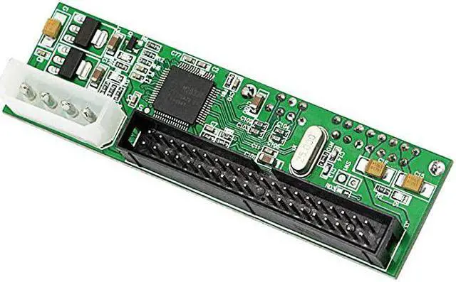 Alt view image 3 of 6 - SATA Female to 40 pin Male 35 inch IDE Adapter for PC and Mac Computer to SATA Hard Drive Interface AdapterSATA F35 M Big