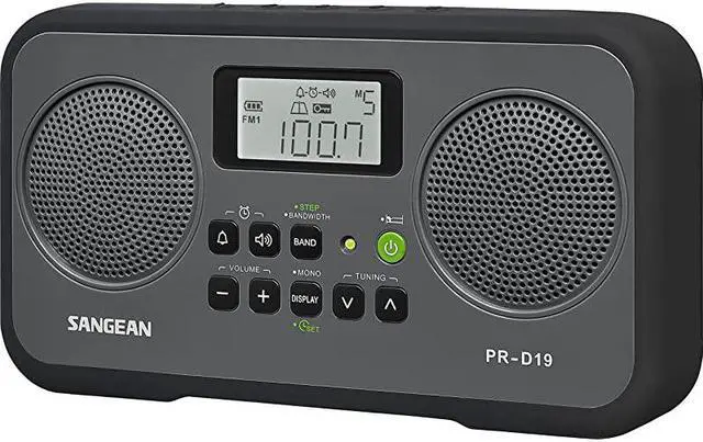 Alt view image 2 of 6 - PRD19BK FM StereoAM Digital Tuning Portable Radio with Protective Bumper GrayBlack