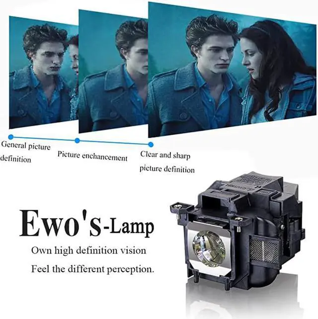 Alt view image 4 of 7 - LP88 Replacement Projector Lamp for Elplp88 Epson Powerlite Home Cinema 2040 1040 2045 740HD 640 EX3240 EX7240 EX9200 EX5250 EX5240 VS240 VS345 VS340 97H 98H 99WH 955WH X27 Lamp Bulb Replacement