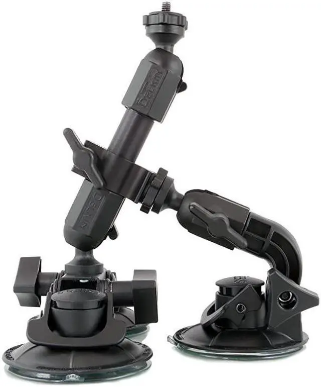 Alt view image 3 of 7 - Devices Fat Gecko Triple Suction Camera Mount DDMNTTRIPLE