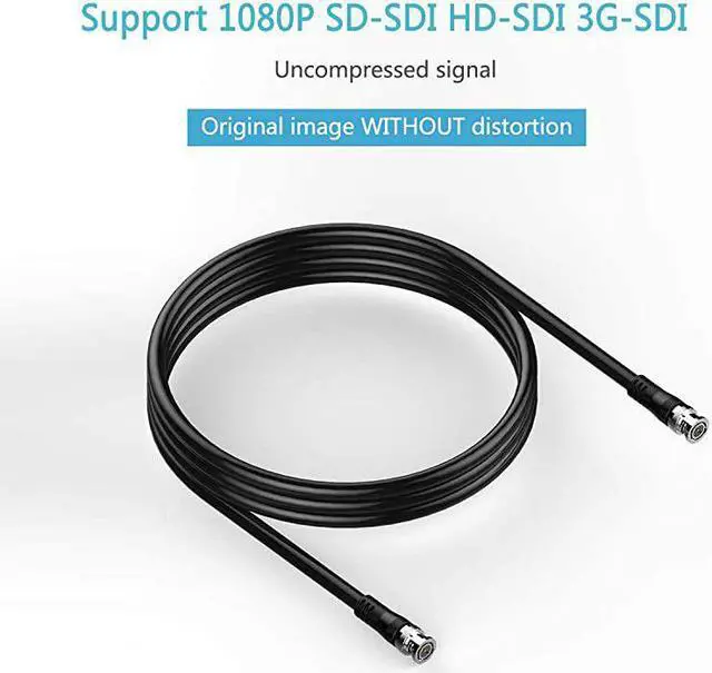 Alt view image 2 of 7 - SDI Cable 75ft  HDSDI Cable 3G 75 Ohm Coax Cable 755 BNC to BNC Cable Copper Connectors Anti Oxidant 1080P for Video Security Camera CCTV Systems