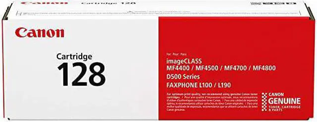 Alt view image 2 of 5 - Genuine Toner Cartridge 128 Black 3500B001 1 Pack for imageCLASS MF4450 MF4570dn MF4570dw MF4770n MF4880dw MF4890dw D530 D550 Laser Printers and FAXPHONE L100 L190