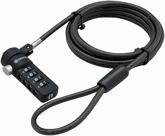 Main image of Black Notebook/Laptop Combination Lock Security Cable