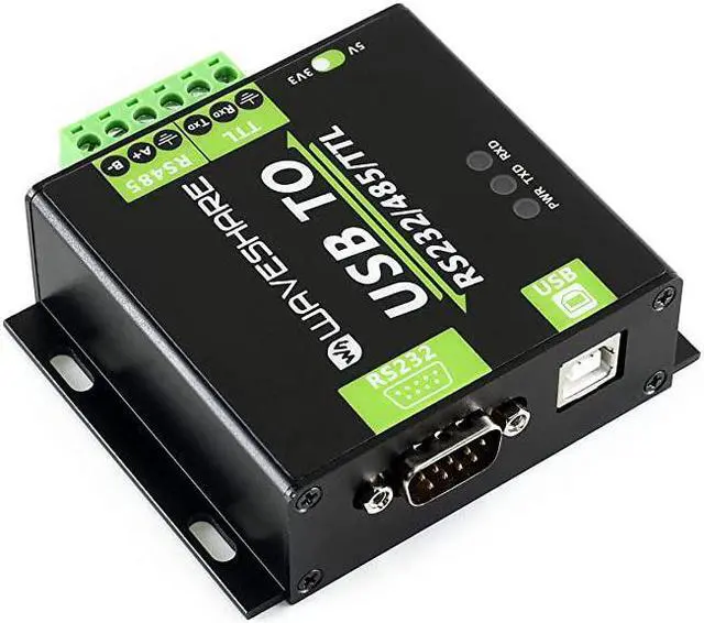 Alt view image 5 of 7 - USB to RS232 RS485 TTL Industrial Isolated Converter with Original FT232RL Embedded Protection Circuits and Aluminium Alloy Enclosure for Industrial Control Equipments