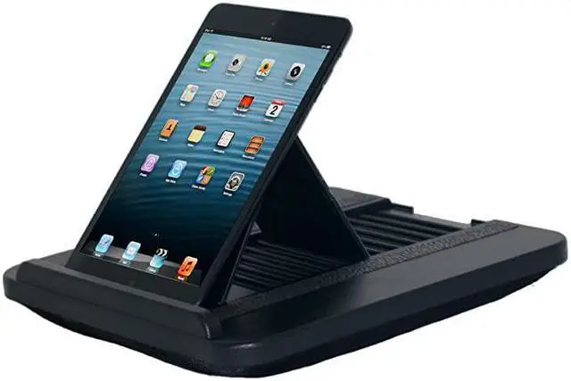 Main image of Prop n Go Slim iPad Pillow with Adjustable Angle Control for iPad Air iPad Mini iPad Pro iPhone Tablets eReaders and More Black