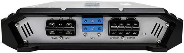 Alt view image 4 of 6 - ZXX-2400.1D Zeus Mono Channel Car Audio Amplifier (Silver) – Class D Amp, 2400-Watt, Aluminum Heat Sink, Variable Electronic Crossover, Illuminated Logo, Bass Remote Included, 1 Ohm Stable