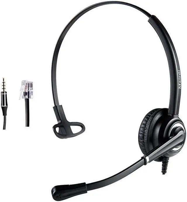Main image of Headset with RJ9 Jack 35mm Connectors for Landline Deskphone Cell Phone PC Laptop Office Headset for Cisco IP Phone Call Center Office Work for Cisco 7941 7965 6941 7861 8811 8961