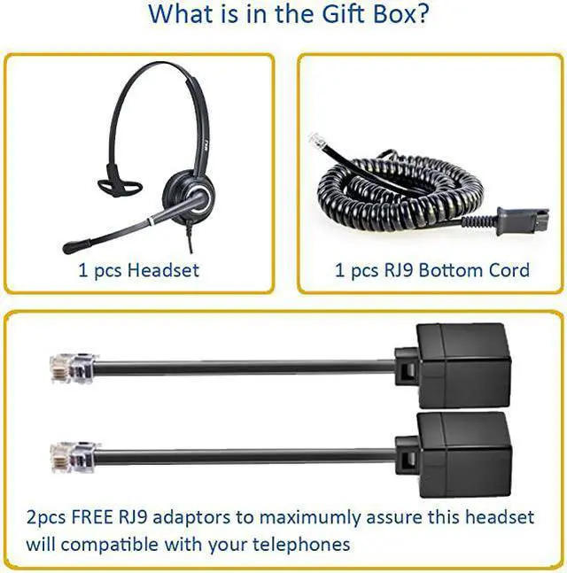 Alt view image 5 of 7 - Cisco Headset with Noise Cancelling Microphone Telephone Headset for Cisco Office Phones 6921 7821 7861 7940 7941G 7942G 7945G 7960G 7961G 7962G 7965G 7970 7971G 7975G 8811 8851 8865 9971 etc
