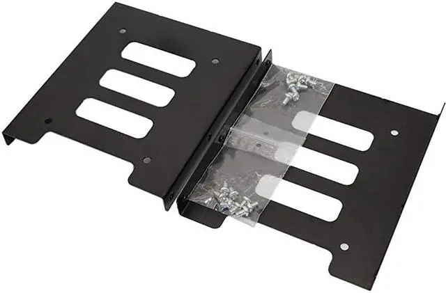 Main image of SSD Mounting Bracket  SSD Bracket 25 to 35 Adapter SSD HDD Metal Mounting Bracket Adapter Hard Drive Holder for PC SSD Pack of 2