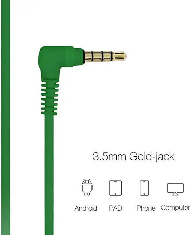 Alt view image 5 of 7 - On Ear Stereo Headphones Earphones for Adults Kids Childs Teens Adjustable Heavy Deep Bass for iPhone iPod iPad MacBook Surface MP3 DVD Smartphones Laptop BlackGreen