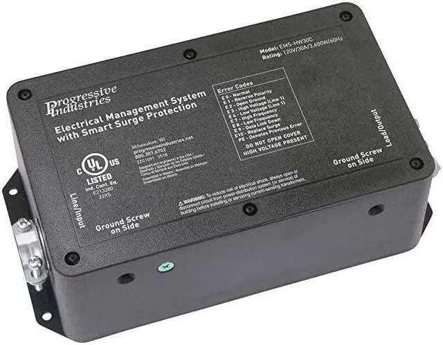 Alt view image 2 of 5 - 30 Amp Hardwired RV Electrical Management System Surge Protector With Remote Display (1 MIN), EMS-HW30C