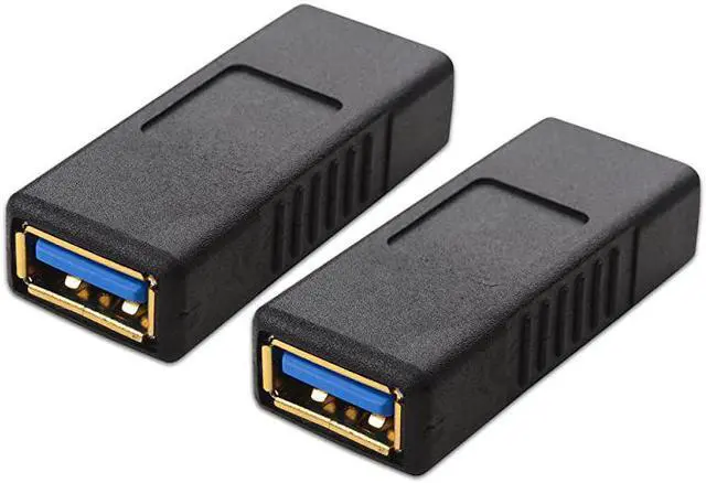Main image of 2Pack USB 30 Coupler USB Female to Female Adapter Gender Changer
