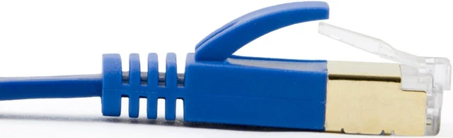 Alt view image 4 of 6 - Buhbo 1 ft CAT7 Flat Ethernet Cable Shielded STP Network Snagless Cable RJ45 Cat 7