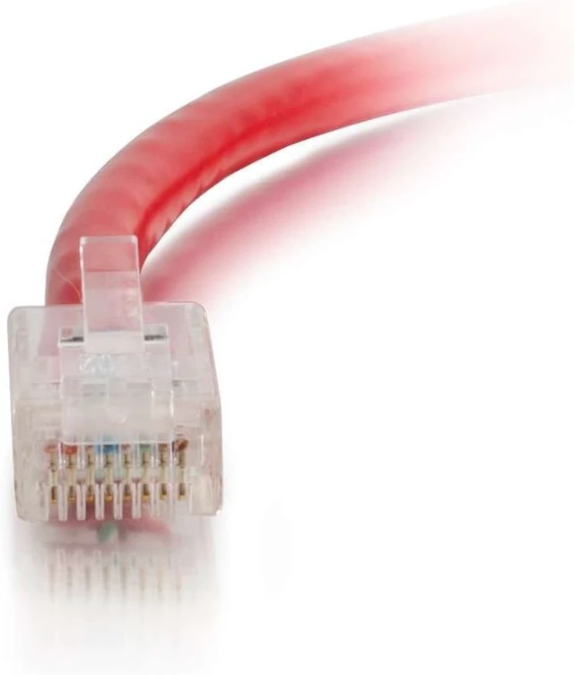Alt view image 3 of 3 - C2G 04152 Cat6 Cable - Non-Booted Unshielded Ethernet Network Patch Cable, Red (5 Feet, 1.52 Meters)