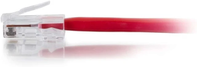 Alt view image 2 of 3 - C2G 04152 Cat6 Cable - Non-Booted Unshielded Ethernet Network Patch Cable, Red (5 Feet, 1.52 Meters)