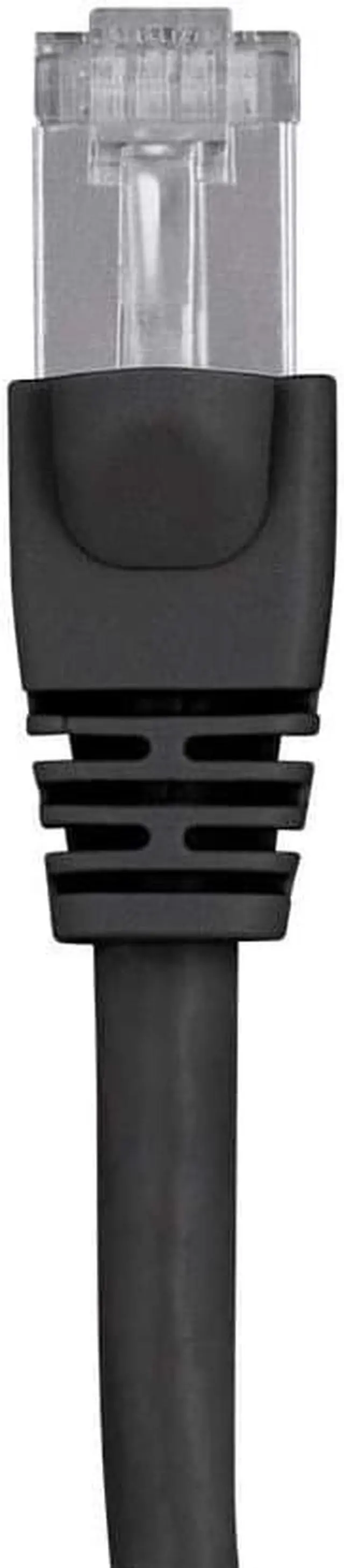 Alt view image 6 of 18 - Monoprice Cat6A Ethernet Patch Cable - 20 Feet - Black | Network Internet Cord - RJ45, 550Mhz, STP, Pure Bare Copper Wire, 10G, 26AWG