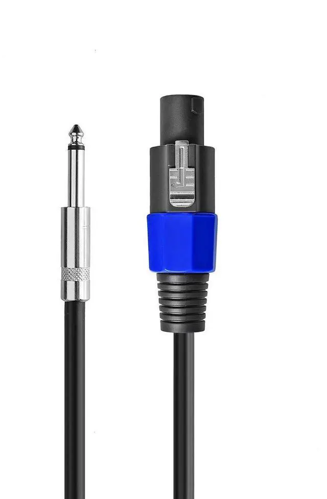 Alt view image 6 of 7 - 2Pack 100 ft Speakon to 1/4" Male Speaker Cables, Professional 12 Gauge AWG Wire Audio Amplifier Connection Cord, DJ/PA Speaker Cable Wire with Twist Lock.