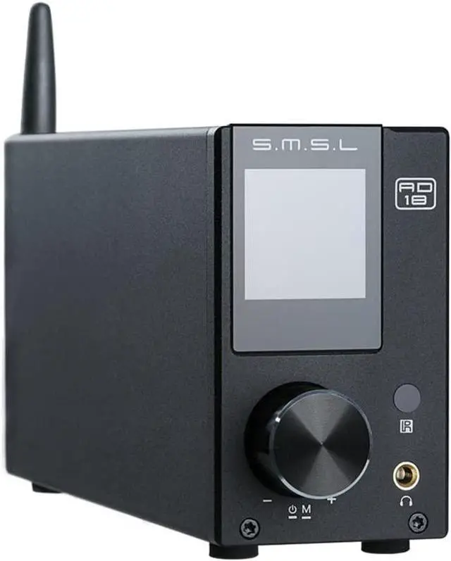 Main image of AD18 Audio HiFi Stereo Amplifier with Bluetooth 4.2 Supports Apt-X,USB DSP Full Digital Power Amplifier 2.1 Small 80Wx2 Class D Amplifier with Subwoofer Output