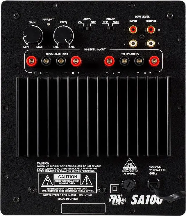 Alt view image 2 of 3 - Dayton Audio SA100 100W Subwoofer Plate Amplifier