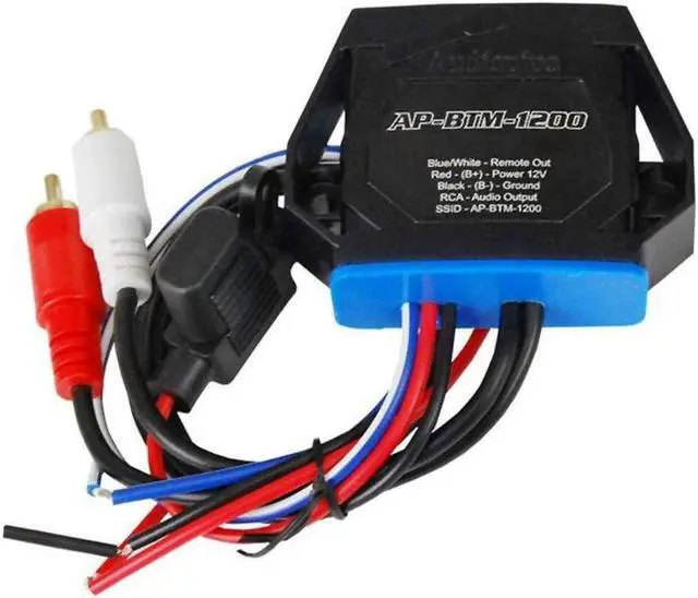 Main image of Marine Wireless Music Stream Audio Receiver (AP-BTM-1200) Blutooth 5.0 Adaptor RCA Stereo Outputs Perfect for Marine ATV UTV Golf Car Home Music