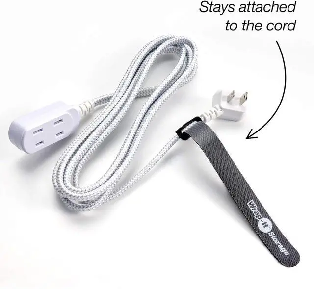 Alt view image 4 of 7 - Self-Gripping Cable Ties by Multi-Color 40 Pack (5 Inch and 8 Inch Straps)  Reusable Hook and Loop Cord Keeper Cable Wrappers for Cord Management and Home Office Desk Organization