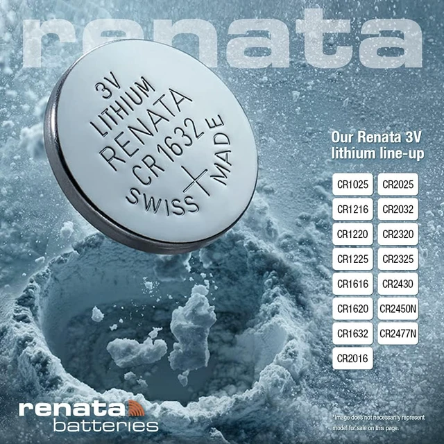 Alt view image 4 of 7 - Renata CR2430 Lithium Coin Batteries 3V Blister Card Packaged For Peg Hook Durable (5 Pack)