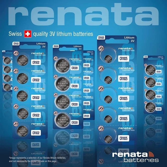 Alt view image 6 of 7 - Renata CR2430 Lithium Coin Batteries 3V Blister Card Packaged For Peg Hook Durable (5 Pack)