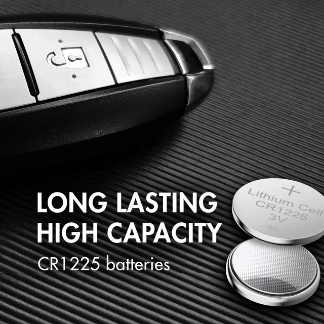 Alt view image 3 of 7 - Tenergy 3 Volt Battery CR1225, Button Cell Batteries, Ideal for Thermometers, Key Fobs, Laser Pointers, Medical Devices, Calculators, and More, 20 Count (Pack of 2)
