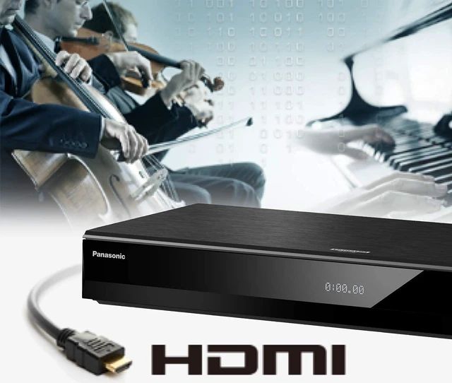 Alt view image 5 of 6 - Panasonic DP-UB820 Streaming 4K Blu Ray Player (Black)