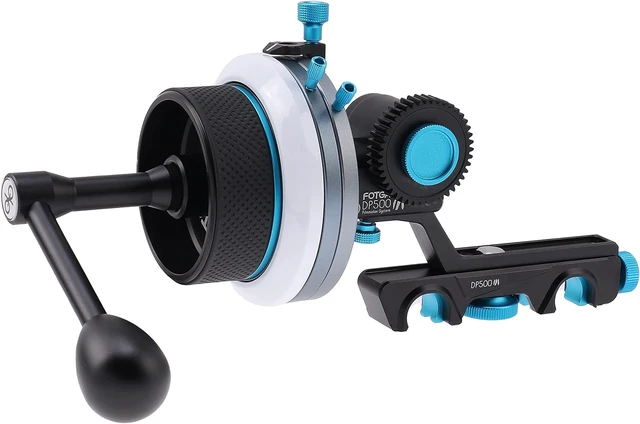 Alt view image 7 of 7 - DP500III Follow Focus Puller with A/B Stop & 15mm Quick-Release Rod Clamp No Backlash, for Canon, Blackmagic, DSLR, Cinema & Mirrorless Cameras