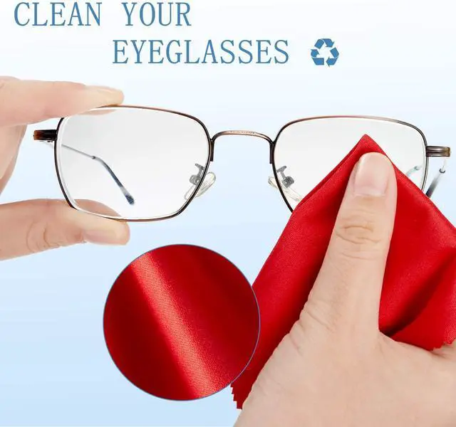 Alt view image 6 of 7 - Frienda 50 Pcs Microfiber Cleaning Cloth for Glasses 6x7 Inch Lens Eyeglasses Cleaning Cloth Sunglasses Electronics Glasses Optical Cleaner Wipes Bulk for Camera Lens Eyeglass Screen(Assorted Colors)