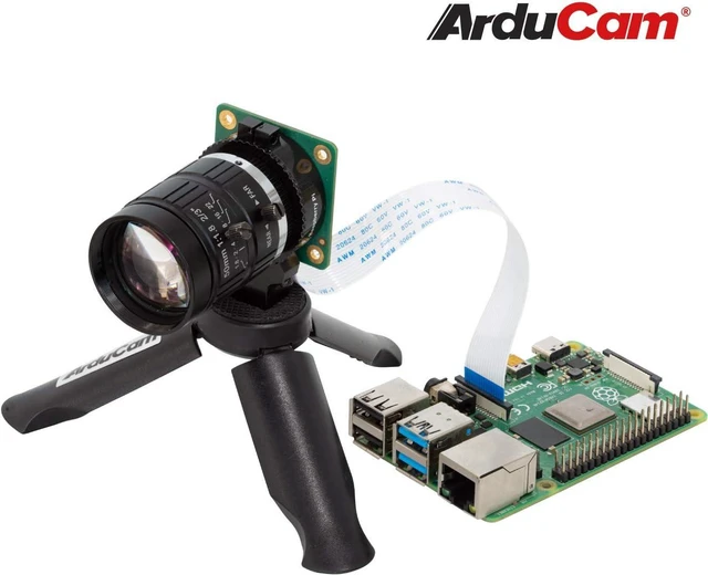 Alt view image 5 of 6 - Telephoto C-Mount Lens for Raspberry Pi HQ Camera, 50mm Focal Length with Manual Focus and Adjustable Aperture, Industrial Telephoto Lens