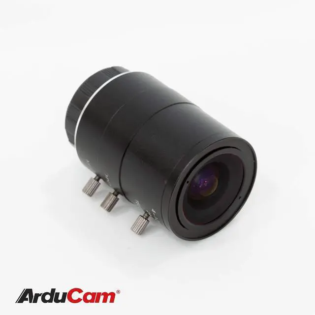 Alt view image 2 of 6 - 4-12mm Varifocal C-Mount Lens for Raspberry Pi HQ Camera, with C-CS Adapter, Industrial Telephoto Lens