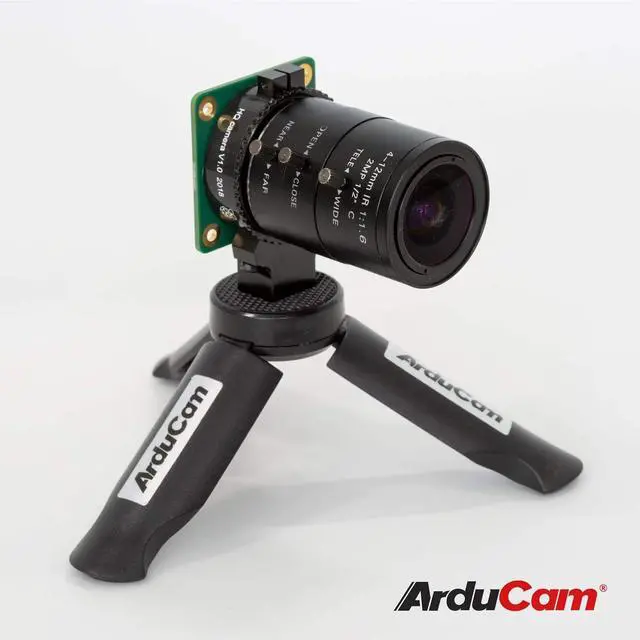 Alt view image 4 of 6 - 4-12mm Varifocal C-Mount Lens for Raspberry Pi HQ Camera, with C-CS Adapter, Industrial Telephoto Lens
