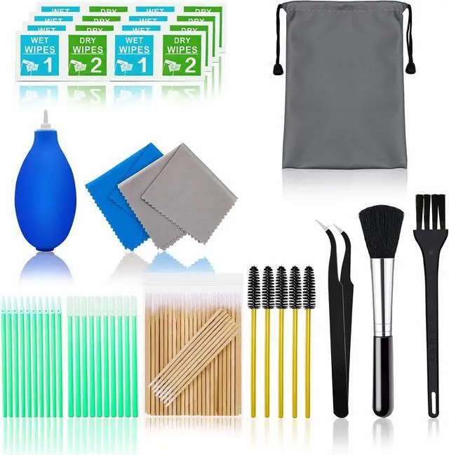 Main image of Cleaning Kit for iPhone, Cleaning Tool for Phone Charging Port Speaker | Electronic Cleaning kit Compatible with iPhone Airpods Earbuds Camera USB C Lightning Port ipad (140PCS)