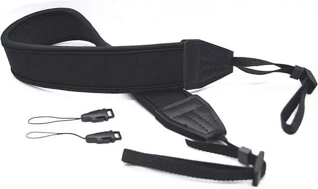 Alt view image 6 of 7 - Camera Strap Padded Shoulder Strap with Quick Release Buckles | Adjustable Comforatable Neoprene Vintage Neck Shoulder Carrying Strap for DSLR SLR Most Digital Cameras