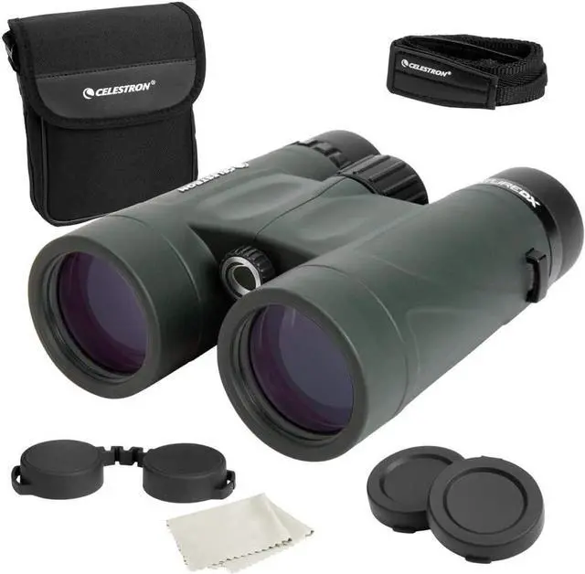 Main image of Celestron  Nature DX 8x42 Binoculars  Outdoor and Birding Binocular  Fully Multi-Coated with BaK-4 Prisms  Rubber Armored  Fog & Waterproof Binoculars  Top Pick Optics