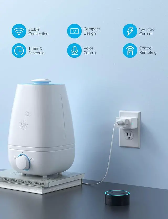 Alt view image 6 of 7 - Govee Smart Plug 15A, WiFi Bluetooth Outlets 4 Pack Work with Alexa and Google Assistant, WiFi Plugs with Multiple Timers, Govee Home APP Group Control Remotely, No Hub Required, ETL&FCC Certified