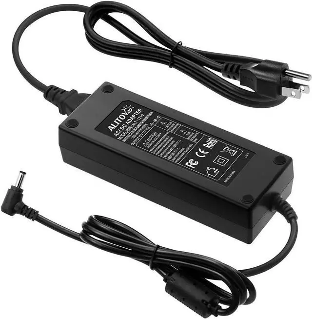 Main image of 12V Power Supply 10A 120W AC Adapter 100-240V 50-60HZ Transformer AC to DC Converter 12 Volt 10 Amp with 5.5x2.5mm Output Jack for 5050 3528 LED Strip Light CCTV Cameras 3D Printer