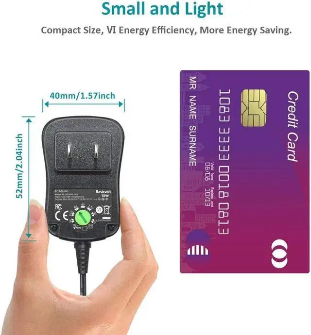 Alt view image 6 of 7 - Basicvolt 18W Universal Power Supply 3V 4.5V 5V 6V 7.5V 9V 12V AC to DC Power Adapter 1A 1.5A for LED Strip Light Router Speaker CCTV Camera Tablet Mp3 and More Household Electronics