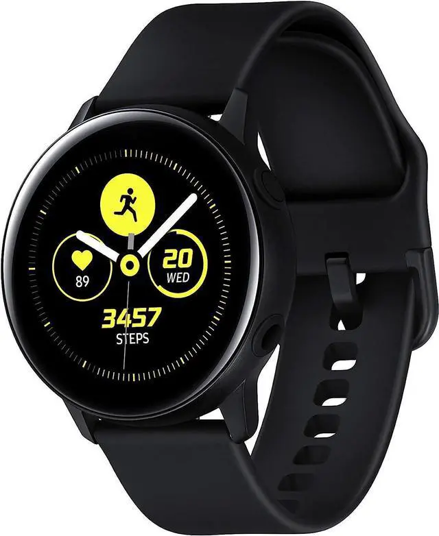 Alt view image 12 of 20 - Samsung Galaxy Watch Active (40mm), Black (Bluetooth) - Wrist - Accelerometer, Barometer, Gyro Sensor, Health Sensor, Heart Rate Monitor, Ambient Light Sensor - Timer, Phone, Push Notification