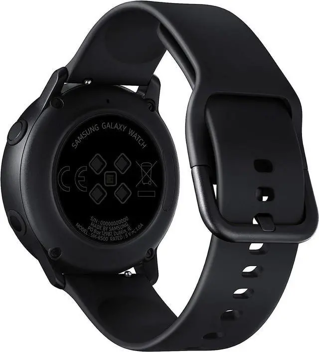 Alt view image 13 of 20 - Samsung Galaxy Watch Active (40mm), Black (Bluetooth) - Wrist - Accelerometer, Barometer, Gyro Sensor, Health Sensor, Heart Rate Monitor, Ambient Light Sensor - Timer, Phone, Push Notification