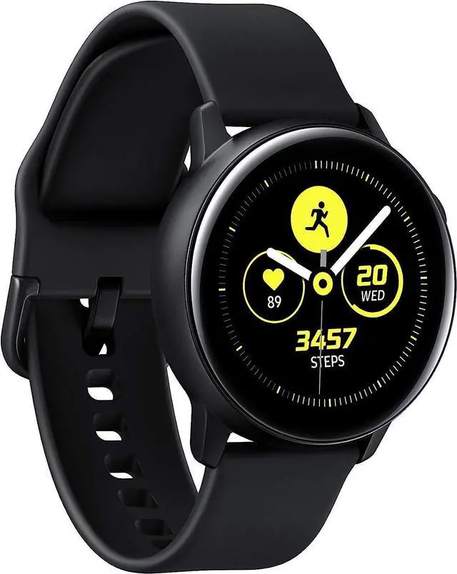Alt view image 14 of 20 - Samsung Galaxy Watch Active (40mm), Black (Bluetooth) - Wrist - Accelerometer, Barometer, Gyro Sensor, Health Sensor, Heart Rate Monitor, Ambient Light Sensor - Timer, Phone, Push Notification