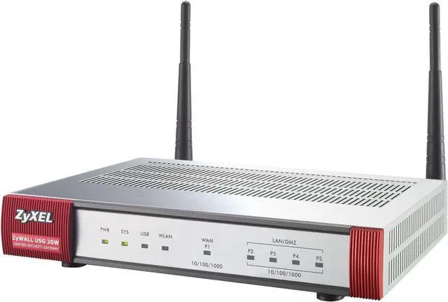 Main image of Zyxel ZWUSG20W ZyWALL 802.11N Wireless Internet Security Firewall,Silver