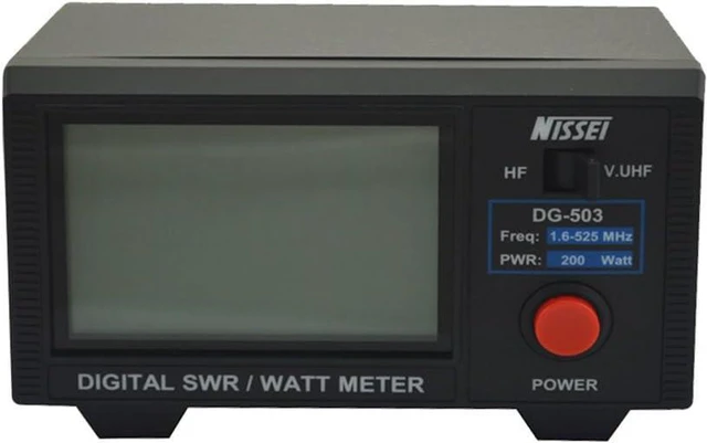 Alt view image 2 of 7 - DG-503 Digital LCD 3.5" SWR/Watt Meter HF 1.6-60MHz & VHF/UHF 125-525MHz 1-200W for Two-Way Radio