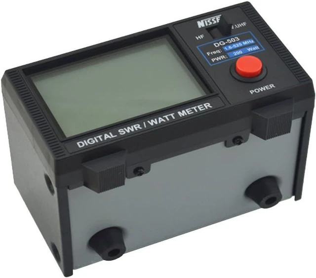 Alt view image 6 of 7 - DG-503 Digital LCD 3.5" SWR/Watt Meter HF 1.6-60MHz & VHF/UHF 125-525MHz 1-200W for Two-Way Radio