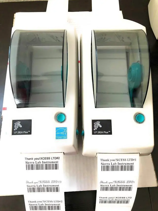 Alt view image 4 of 7 - Ze bra LP2824 Plus Label Printer with USB & Serial P/N: 282P-201110-000