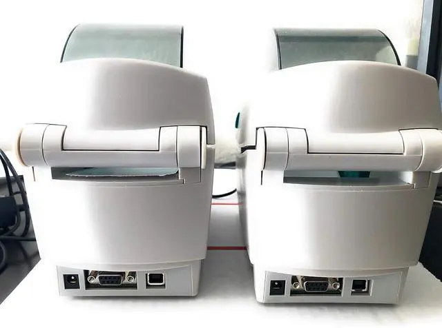 Alt view image 6 of 7 - Ze bra LP2824 Plus Label Printer with USB & Serial P/N: 282P-201110-000